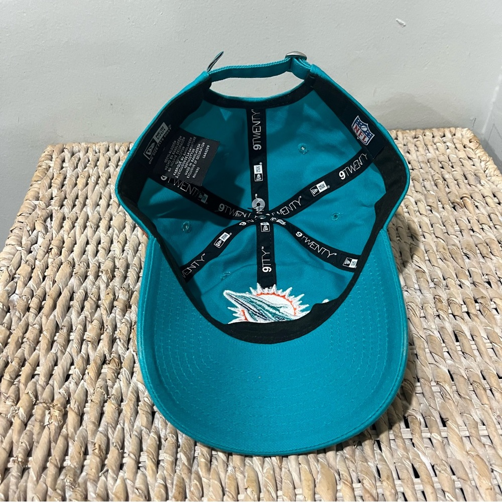 New Era Miami Dolphins Throwback 39THIRTY Stretch Flex Hat Cap Green One Size - Picture 6 of 7